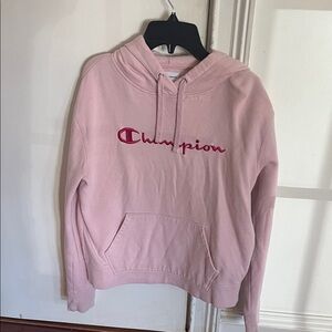 Champion Light Pink Pullover Hoodie